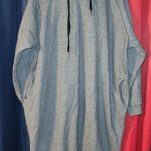 Nutexrol 3xl Hoodie Pullover dress gray